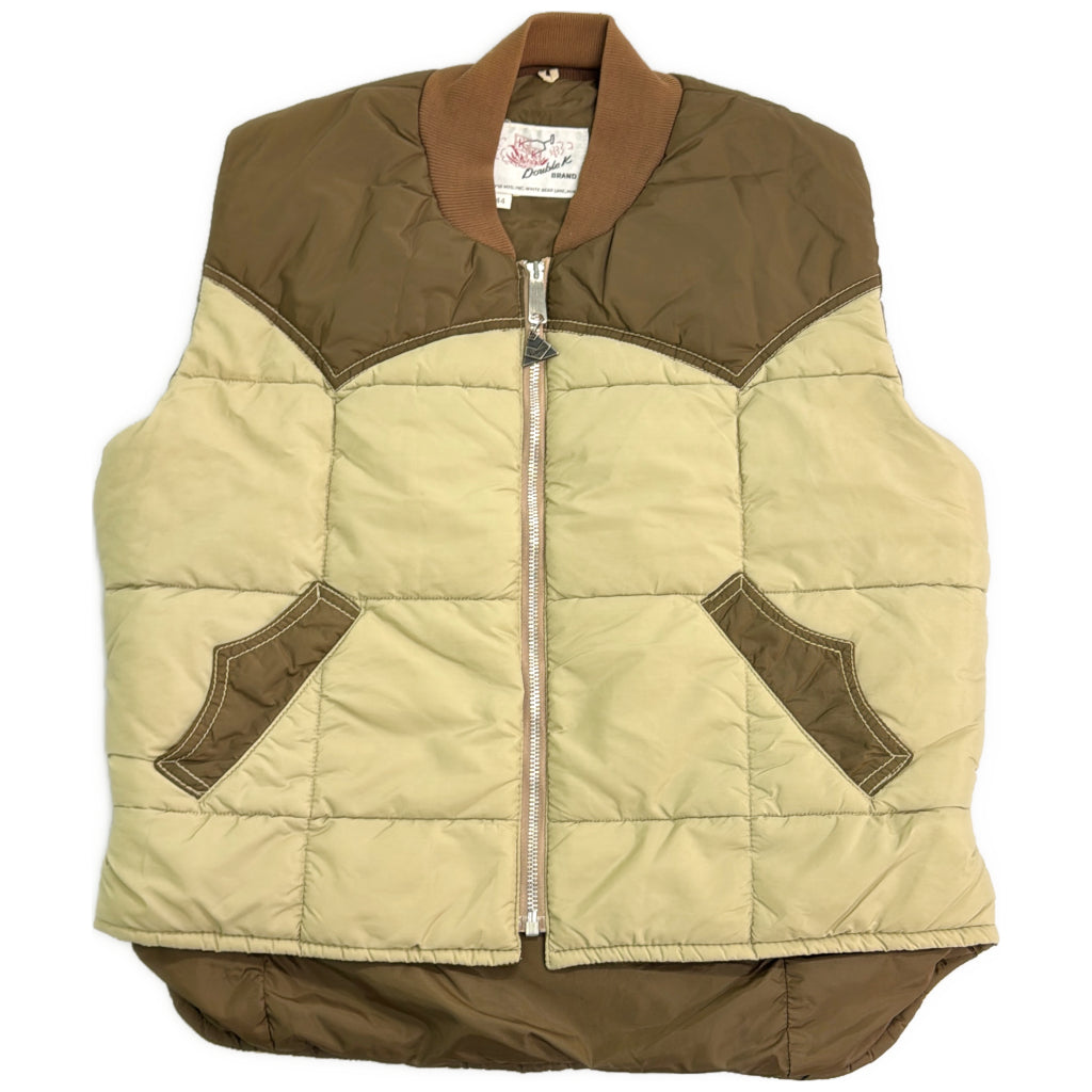 70s Double K BRAND Padded Vest