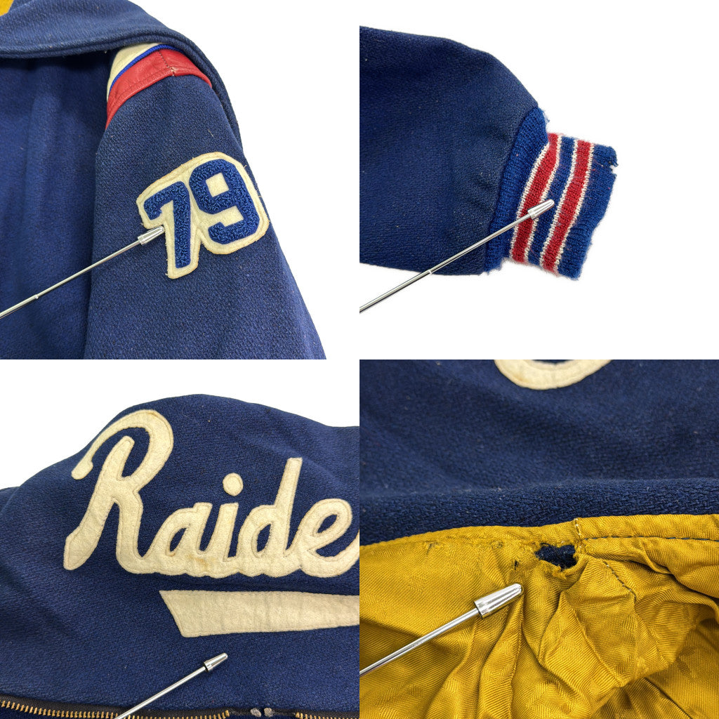 70s AWARD JACKET by KAYE BROS. Varsity Stadium Jacket