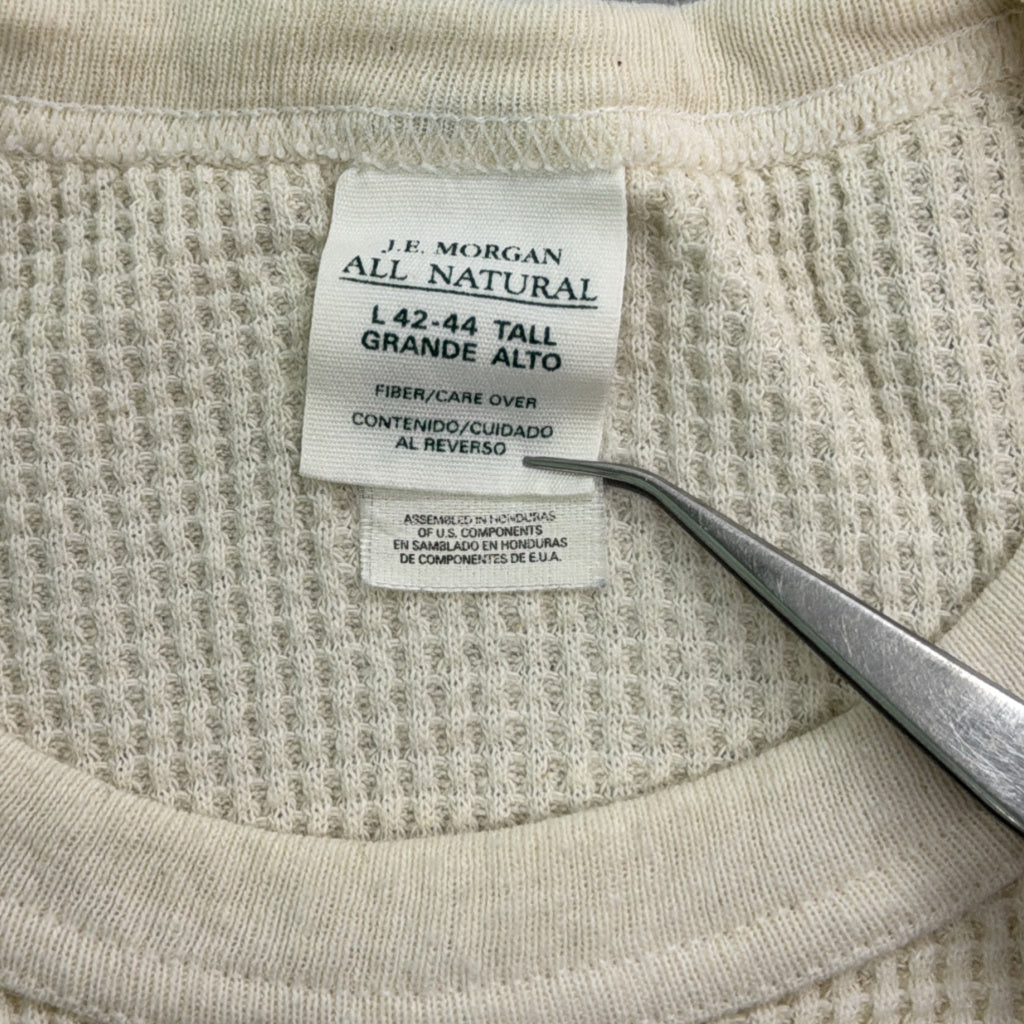 J.E. MORGAN NATURAL Long Sleeve T-Shirt