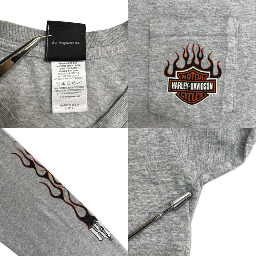 HARLEY DAVIDSON Motorcycle Long Sleeve T-Shirt