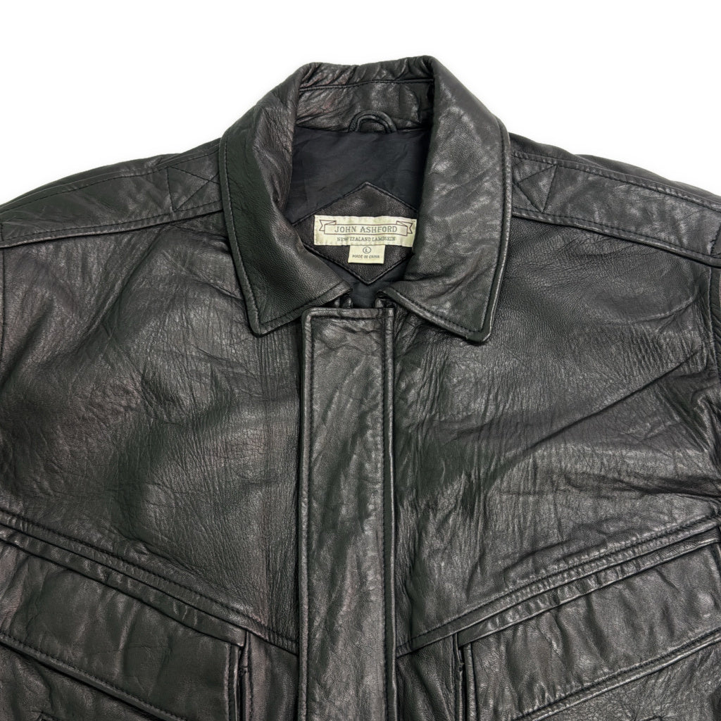 JOHN ASHFORD Leather Jacket