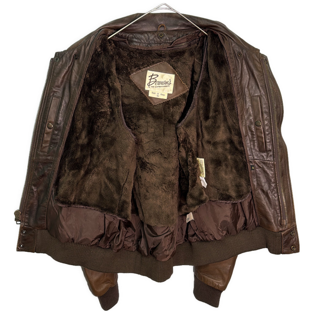 80s Berman's Leather Jacket