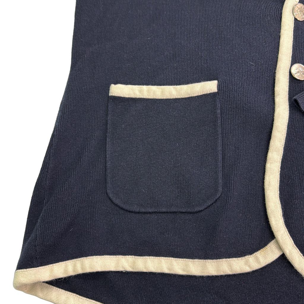 Polo by Ralph Lauren Silk-Cashmere blend Knit Tailored Jacket