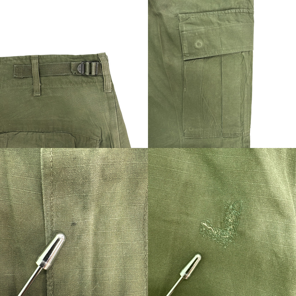 60s U.S.ARMY Jungle Fatigue Trousers Military Pants
