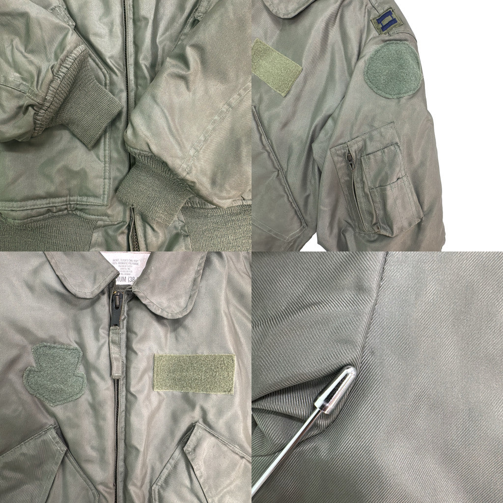 80s U.S.AIRFORCE CWU-45/P Flight Jacket Military Jacket
