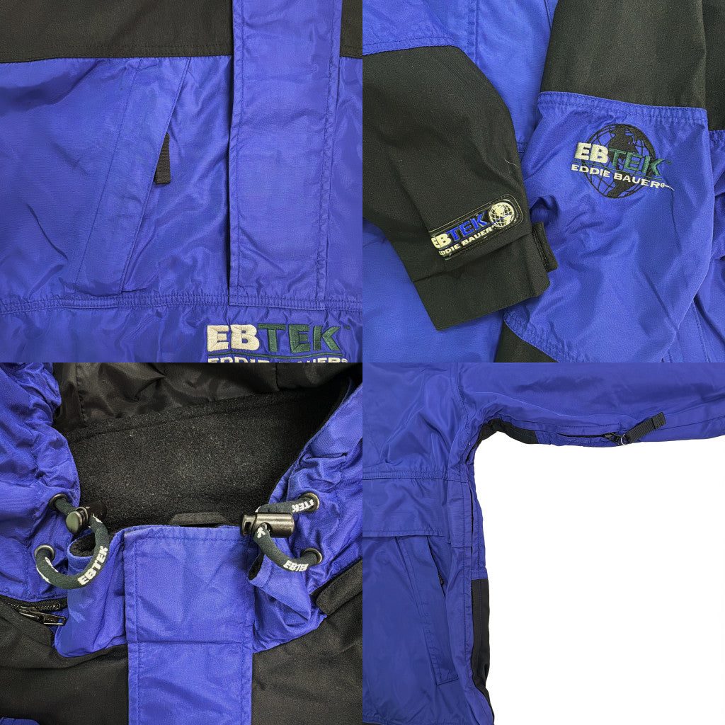 90s Eddie Bauer EBTEK Anorak Parka Nylon Jacket