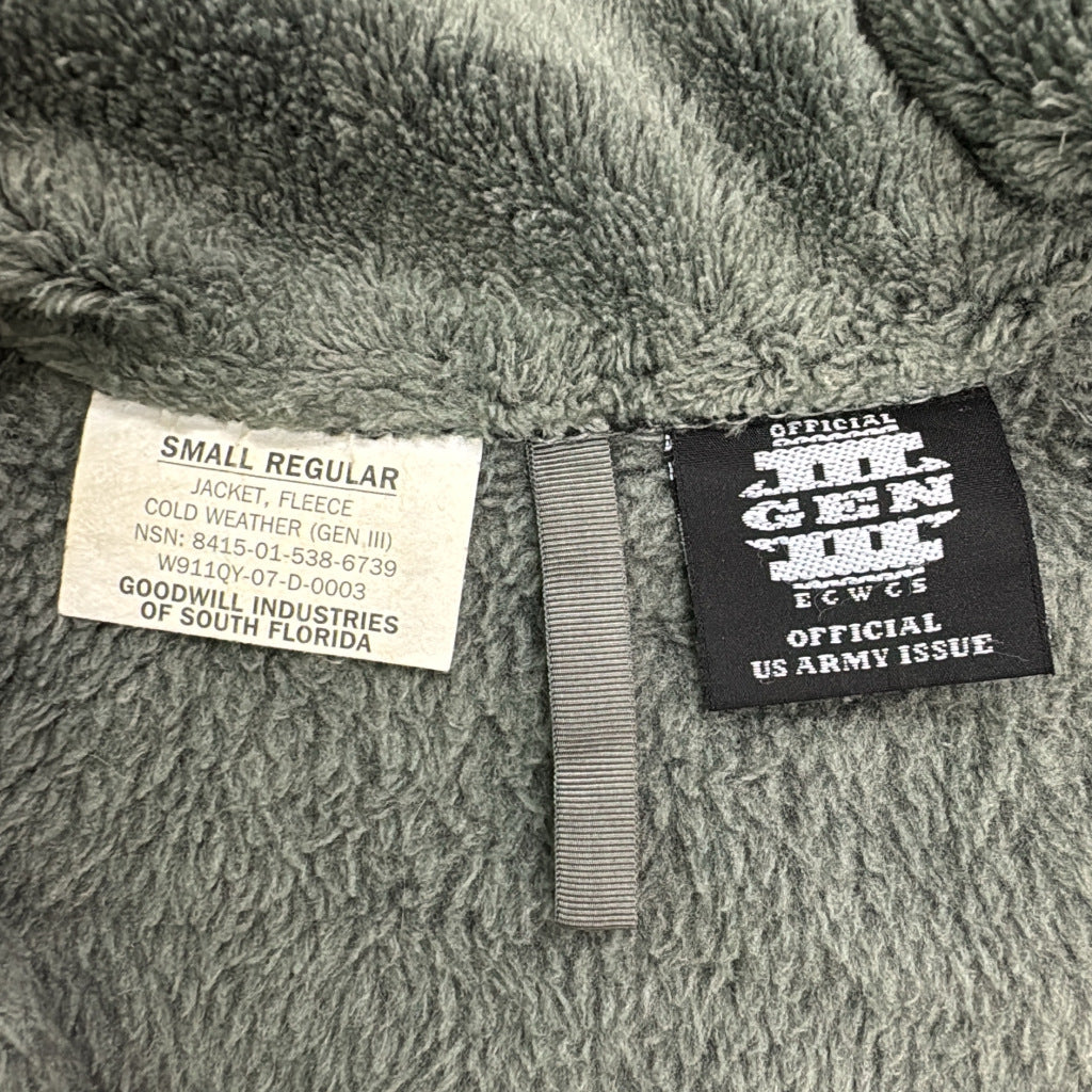 00s U.S.ARMY ECWCS GEN3 Level3 Fleece Jacket Military Jacket