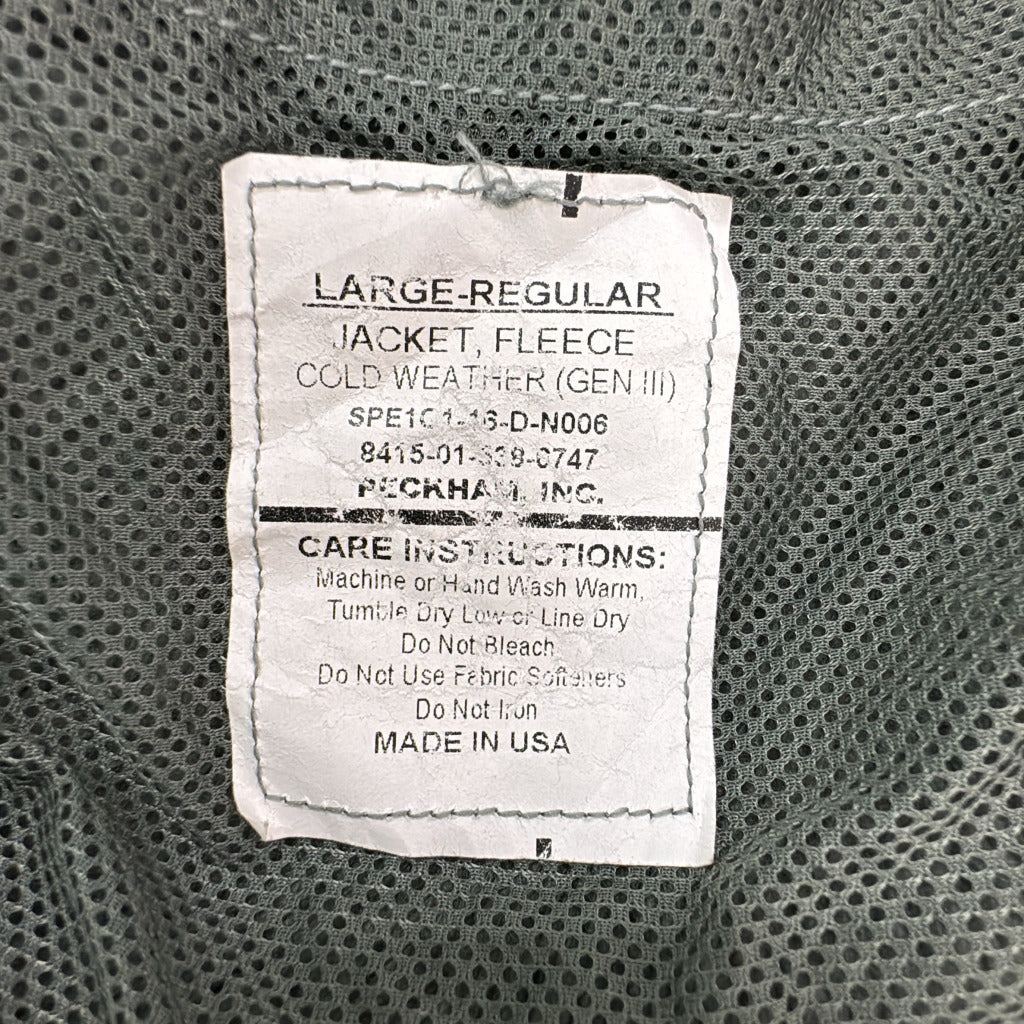 U.S.ARMY ECWCS GEN3 Level3 Fleece Jacket Military Jacket