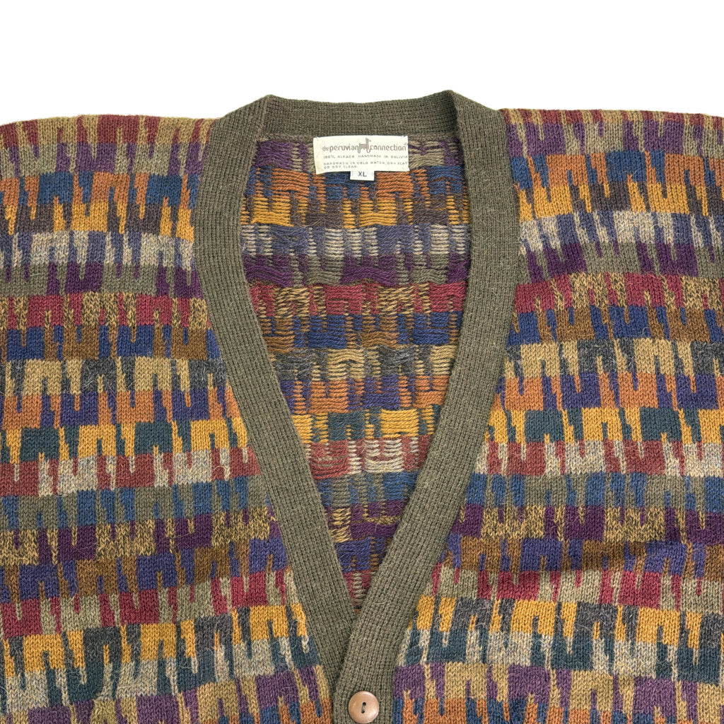 90s The Peruvian Connection Alpaca Cardigan