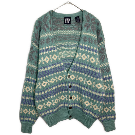 90s GAP Fair Isle Cardigan