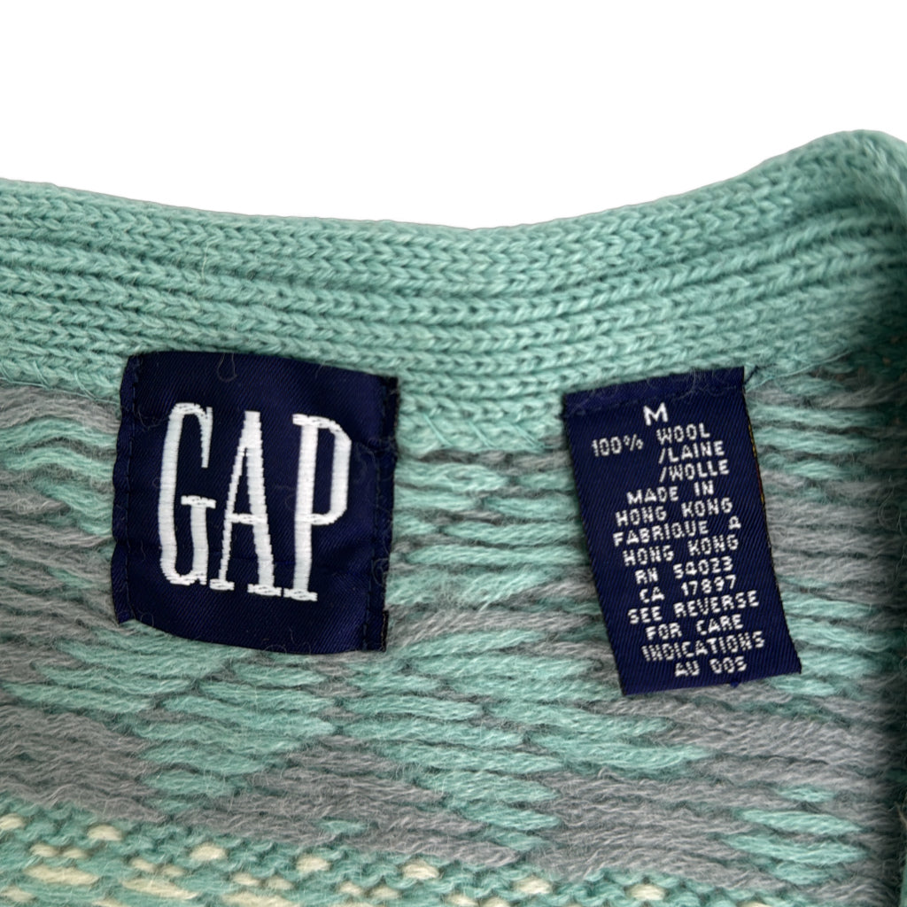 90s GAP Fair Isle Cardigan