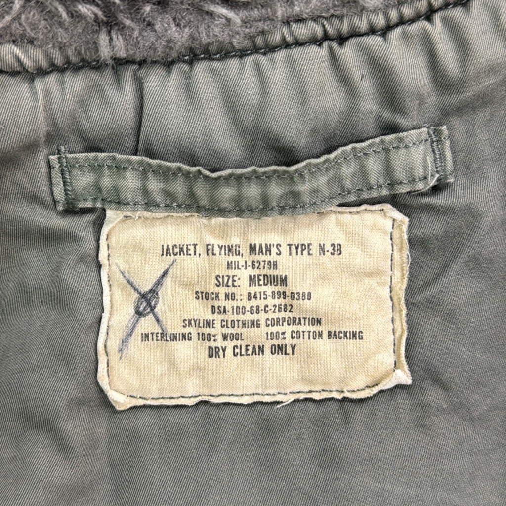 60s U.S.AIRFORCE N-3B Flight Jacket Military Jacket