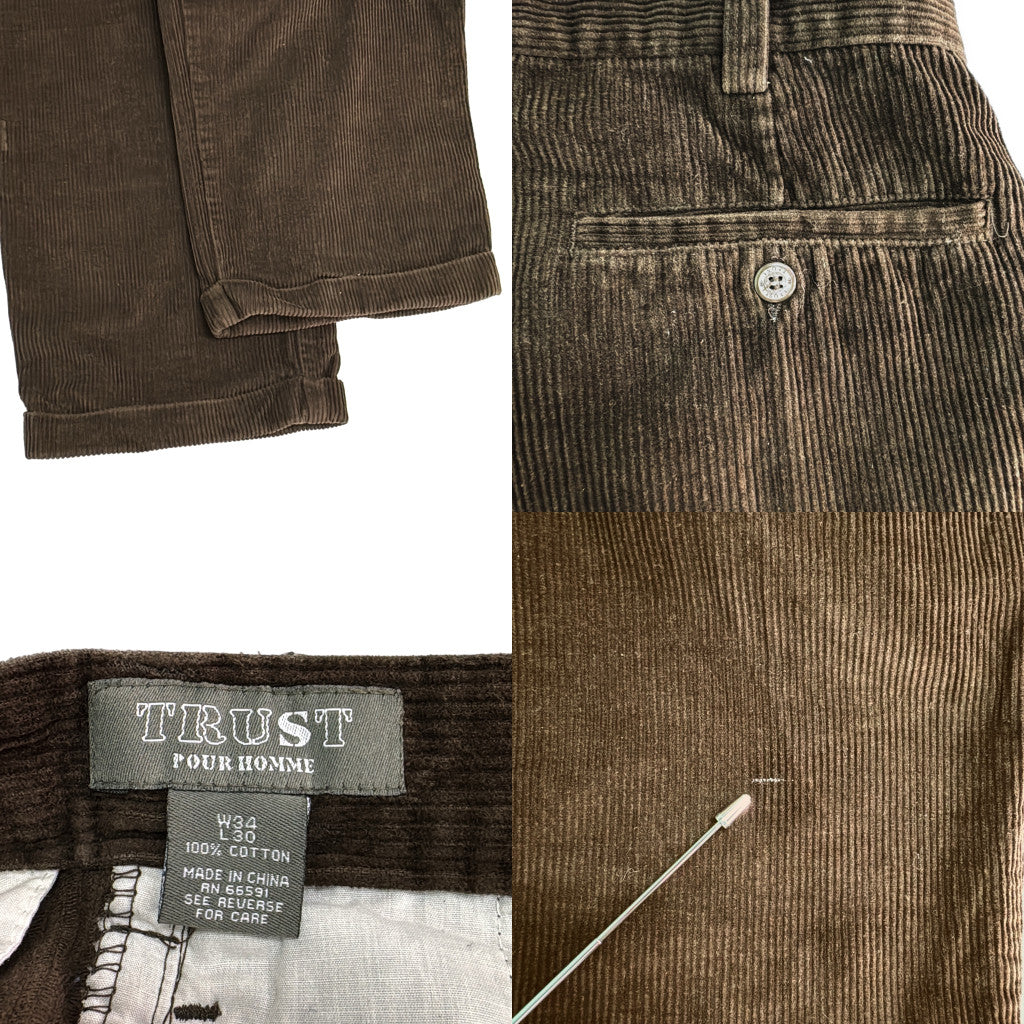 Trust Pour Homme Corduroy Pants