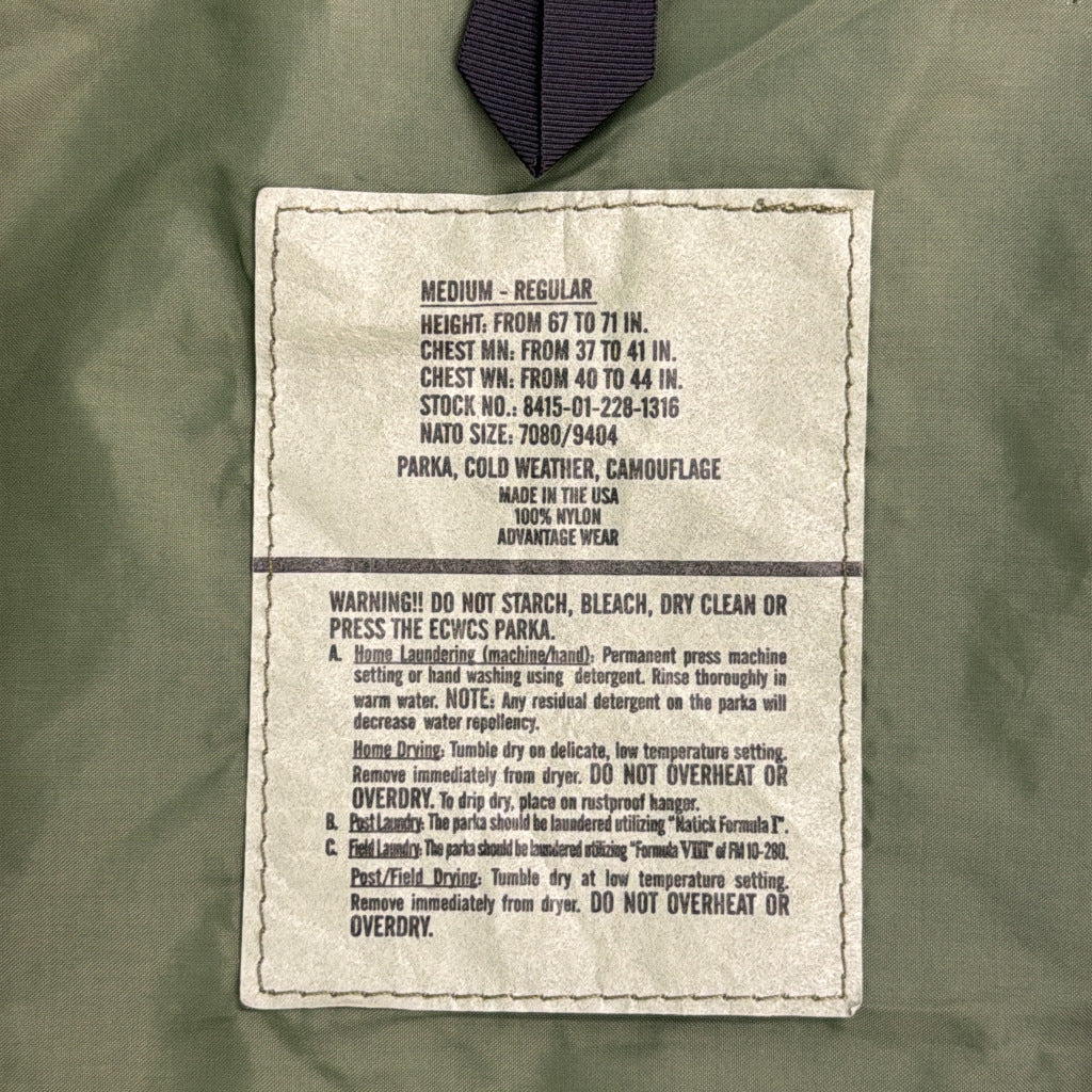 ADVANTAGE WEAR ECWCS GEN1 GORE-TEX Parka Military Jacket
