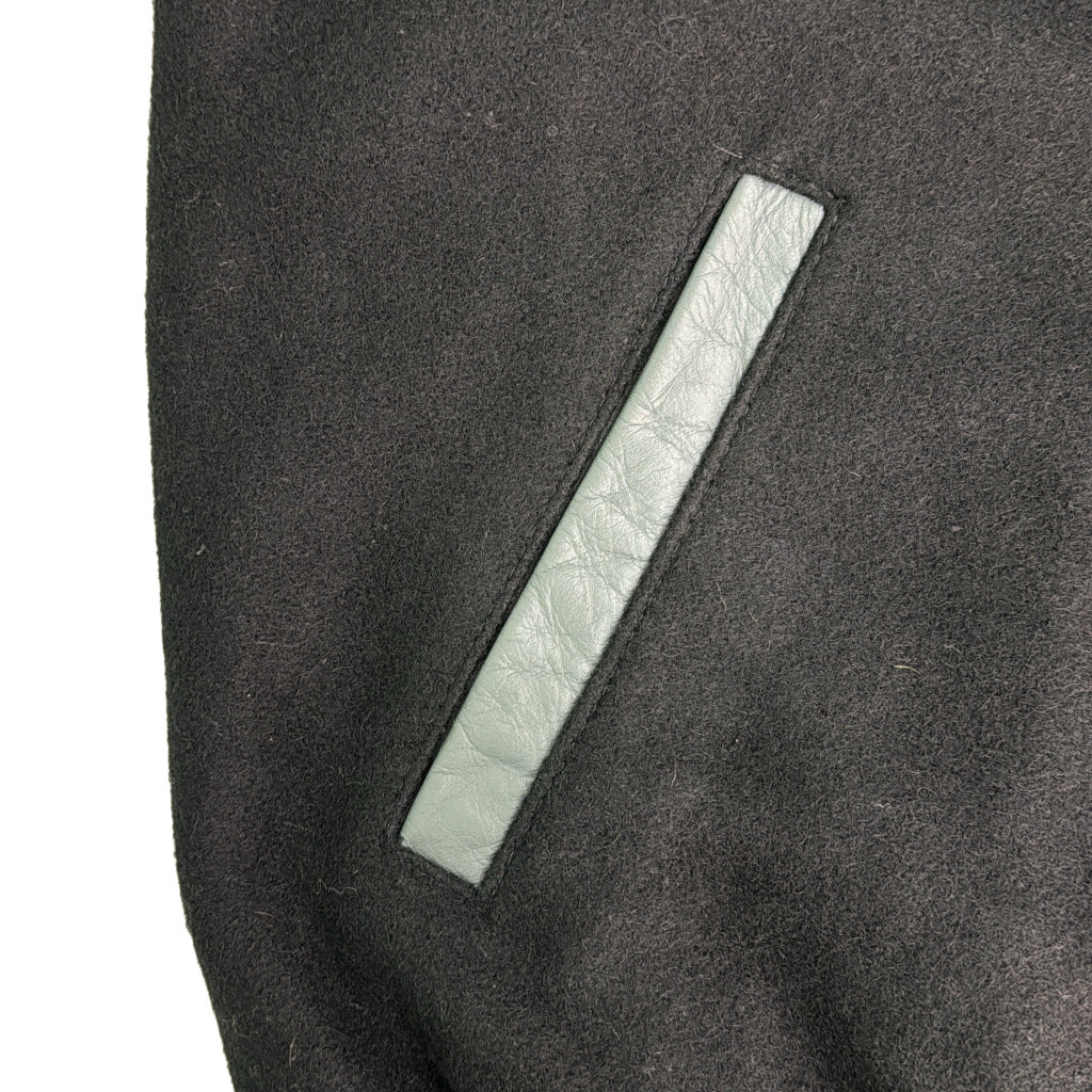 00s LEATHER SPORT STAR WARS "Jango Fett" Varsity Jacket