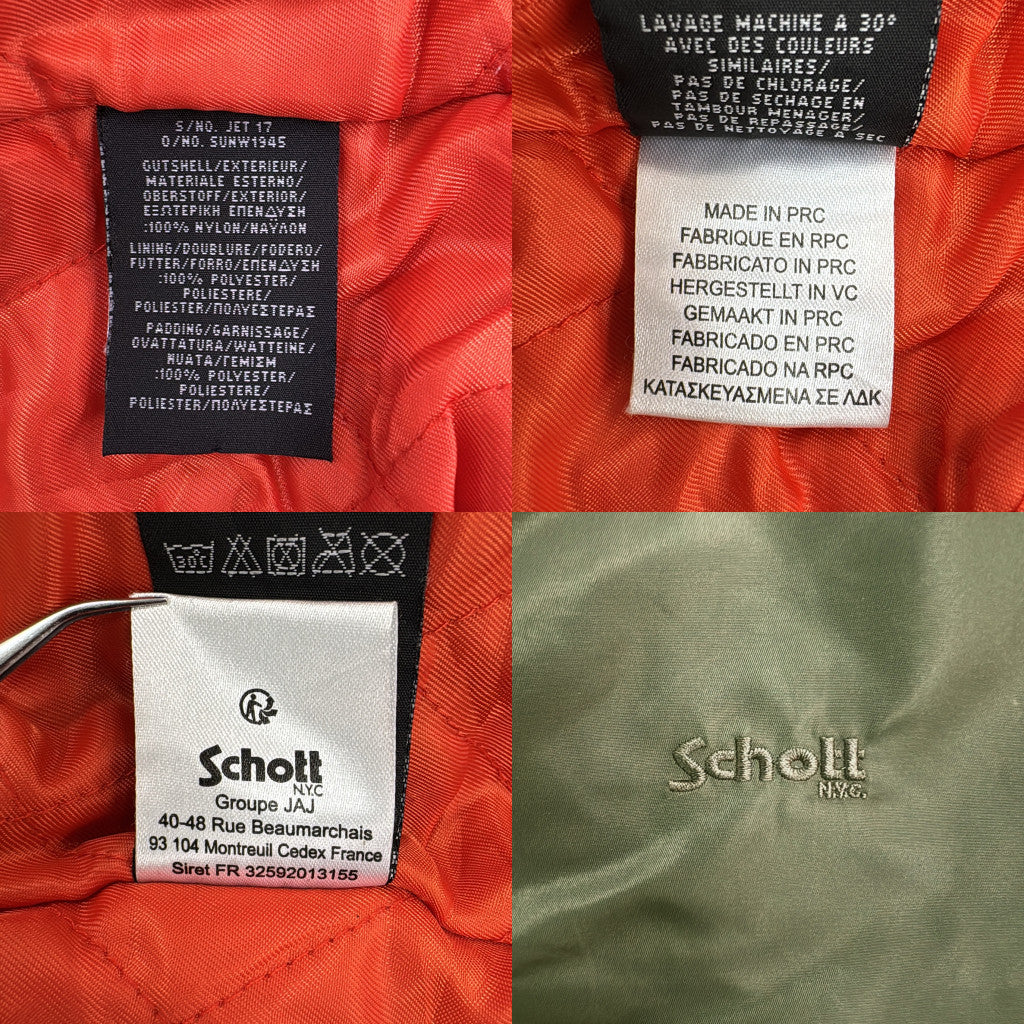 90s Schott TYPE-U Flight Jacket