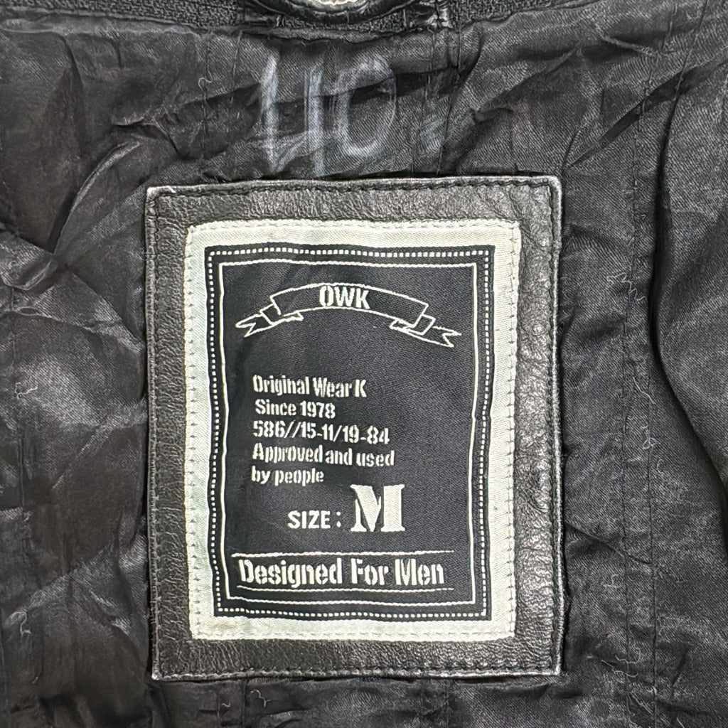 Original Wear K OWK Leather Jacket