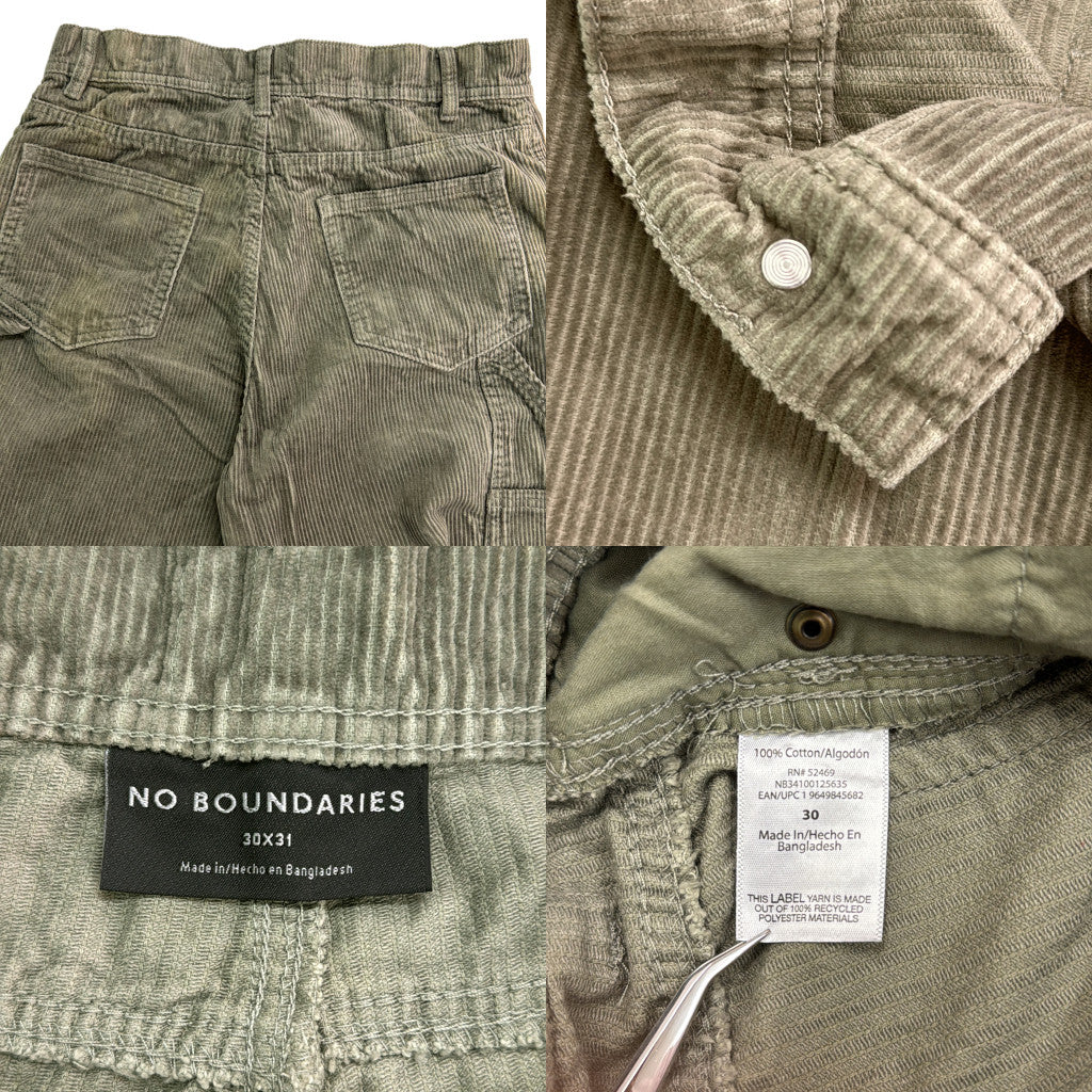 no boundaries Double Knee Corduroy Pants