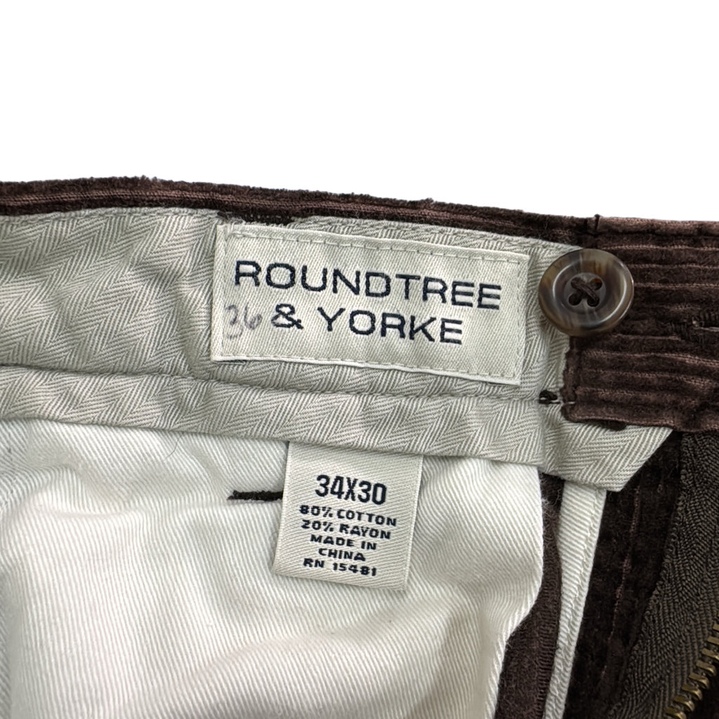 ROUNDTREE & YORKE Corduroy Pants