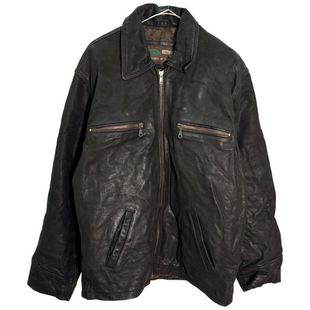 NETWORK SKINS Leather Jacket