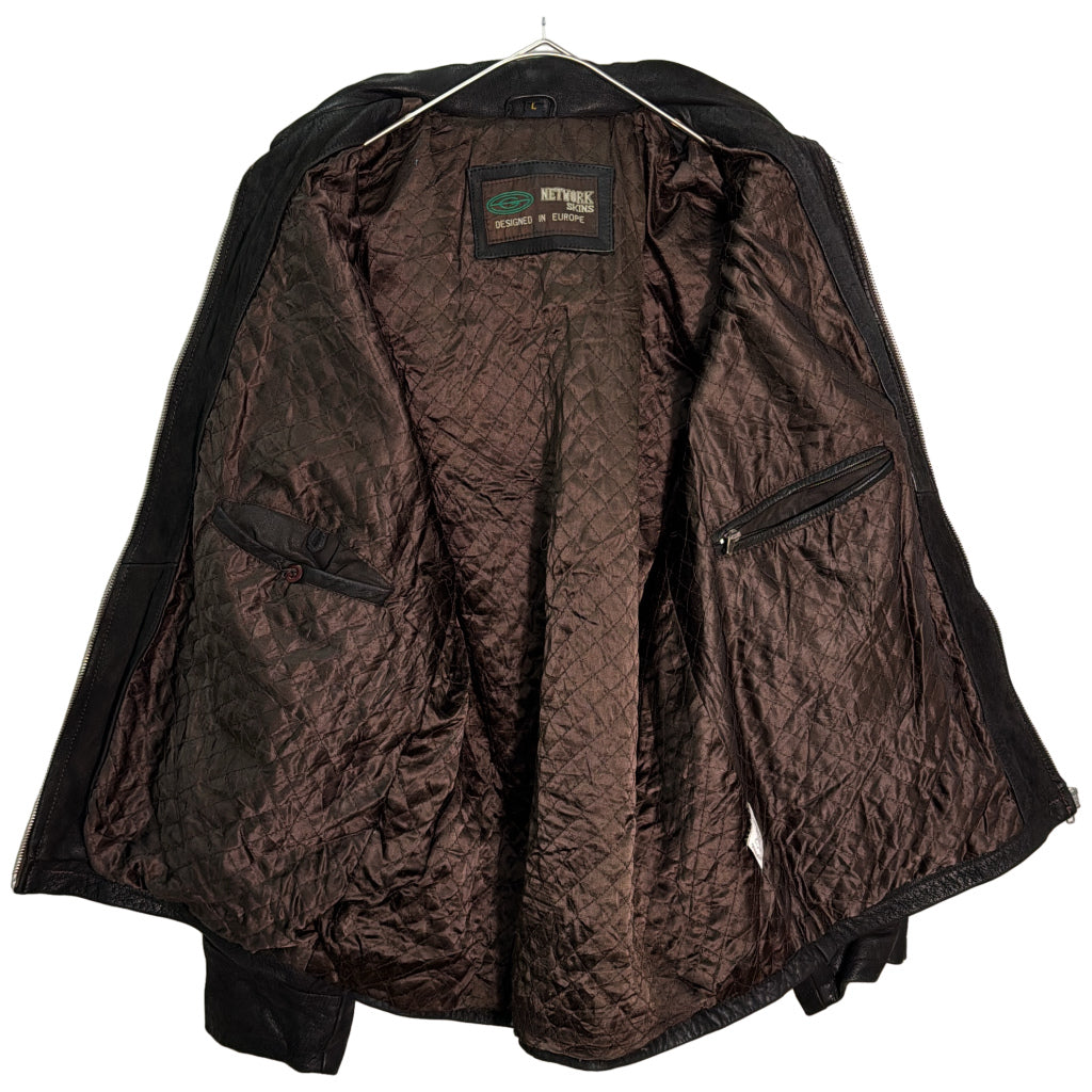 NETWORK SKINS Leather Jacket