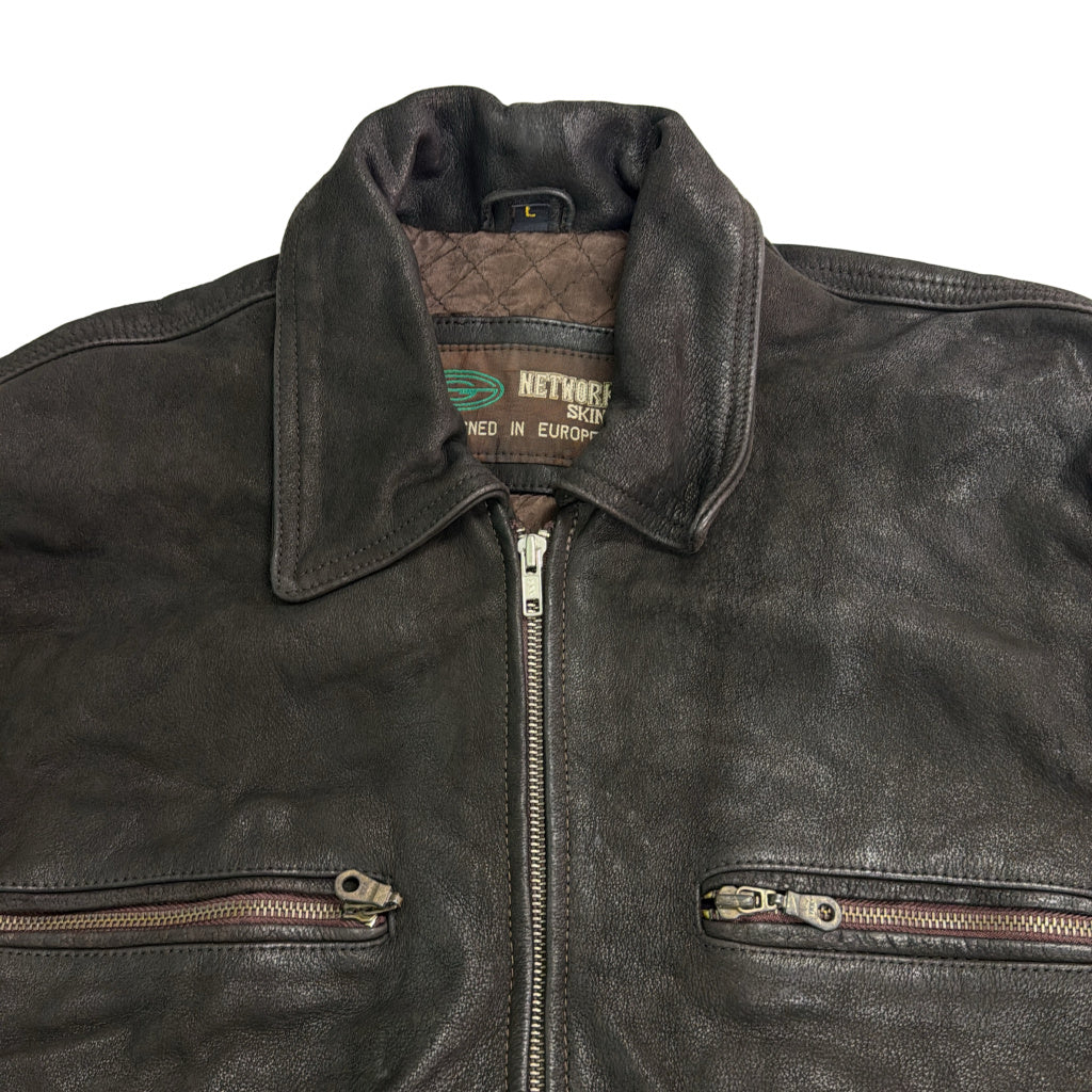 NETWORK SKINS Leather Jacket