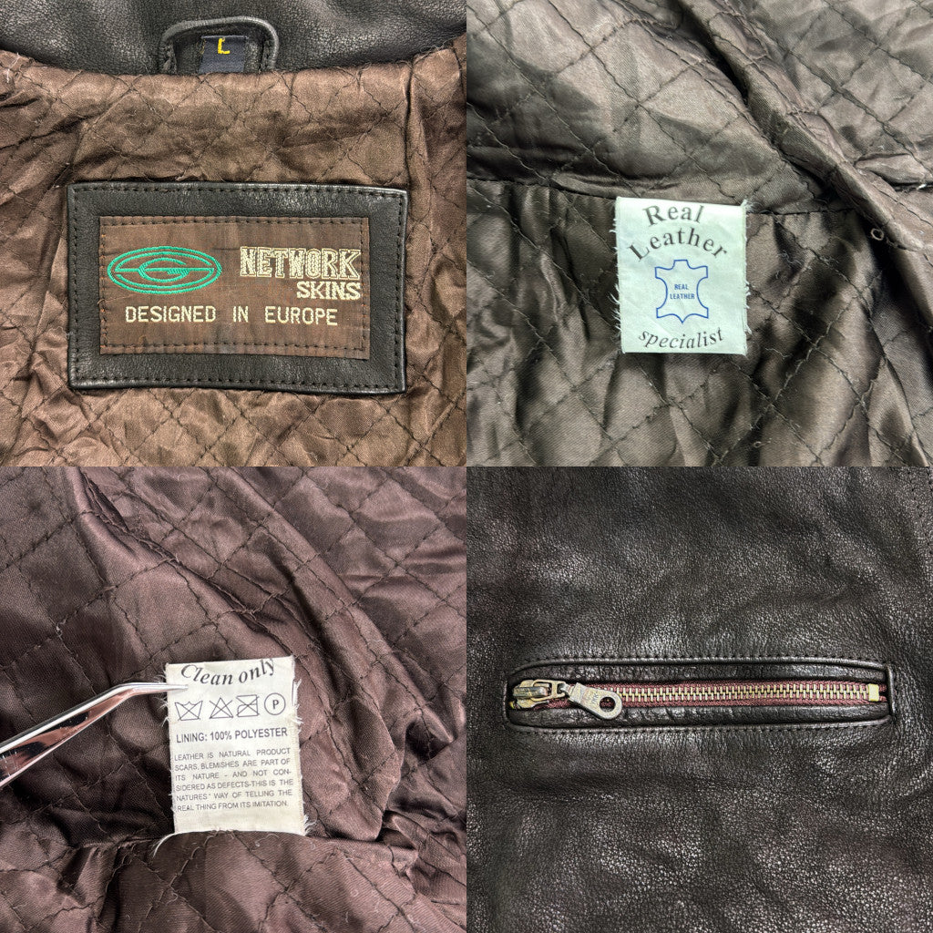NETWORK SKINS Leather Jacket
