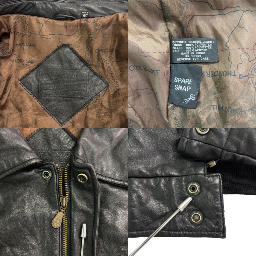 ROUNDTREE & YORKE Leather Jacket