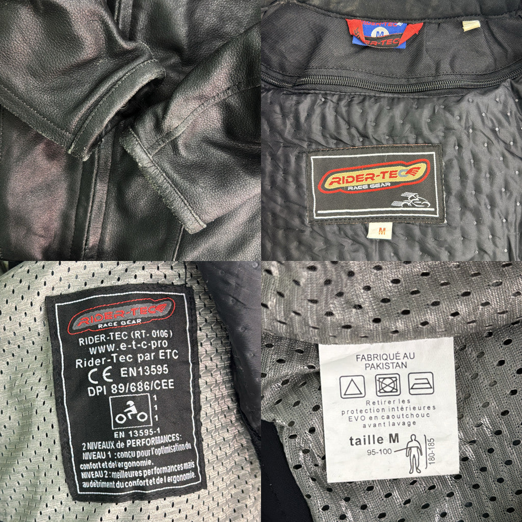 Rider-Tec Single Riders Leather Jacket