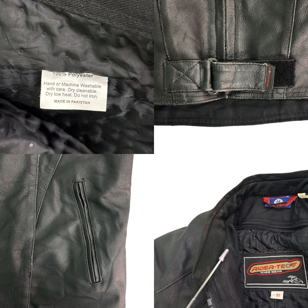 Rider-Tec Single Riders Leather Jacket