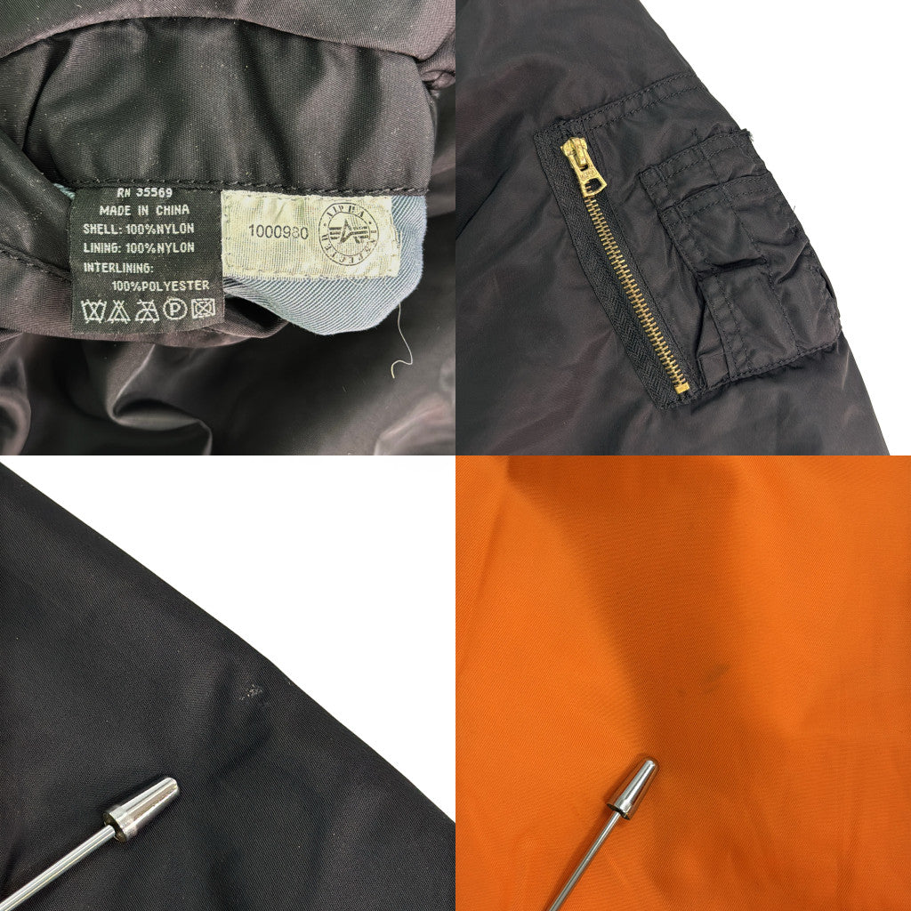 ALPHA INDUSTRIES MA-1 Flight Jacket Military Jacket