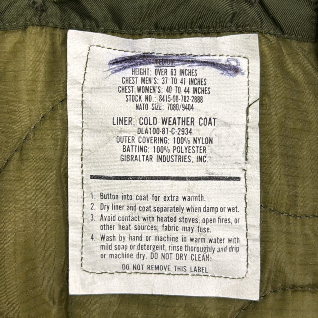 80s U.S.ARMY M-65 Field Jacket Military Jacket