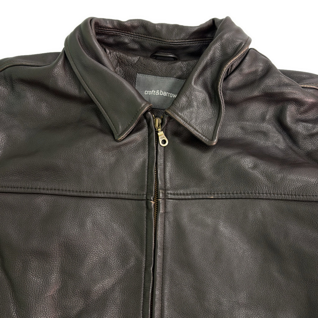 Croft & barrow Leather Jacket
