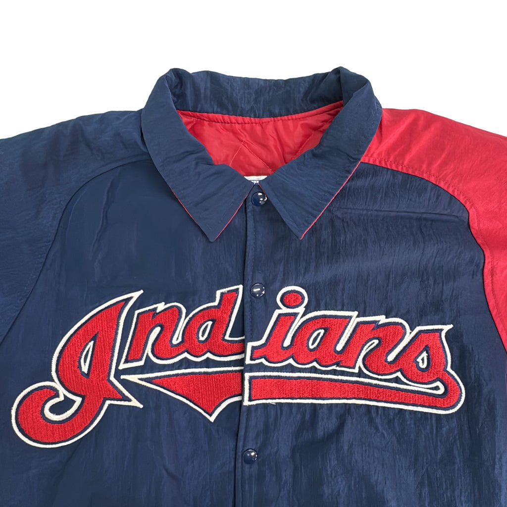90s STARTER MLB Cleveland Indians Stadium Jacket