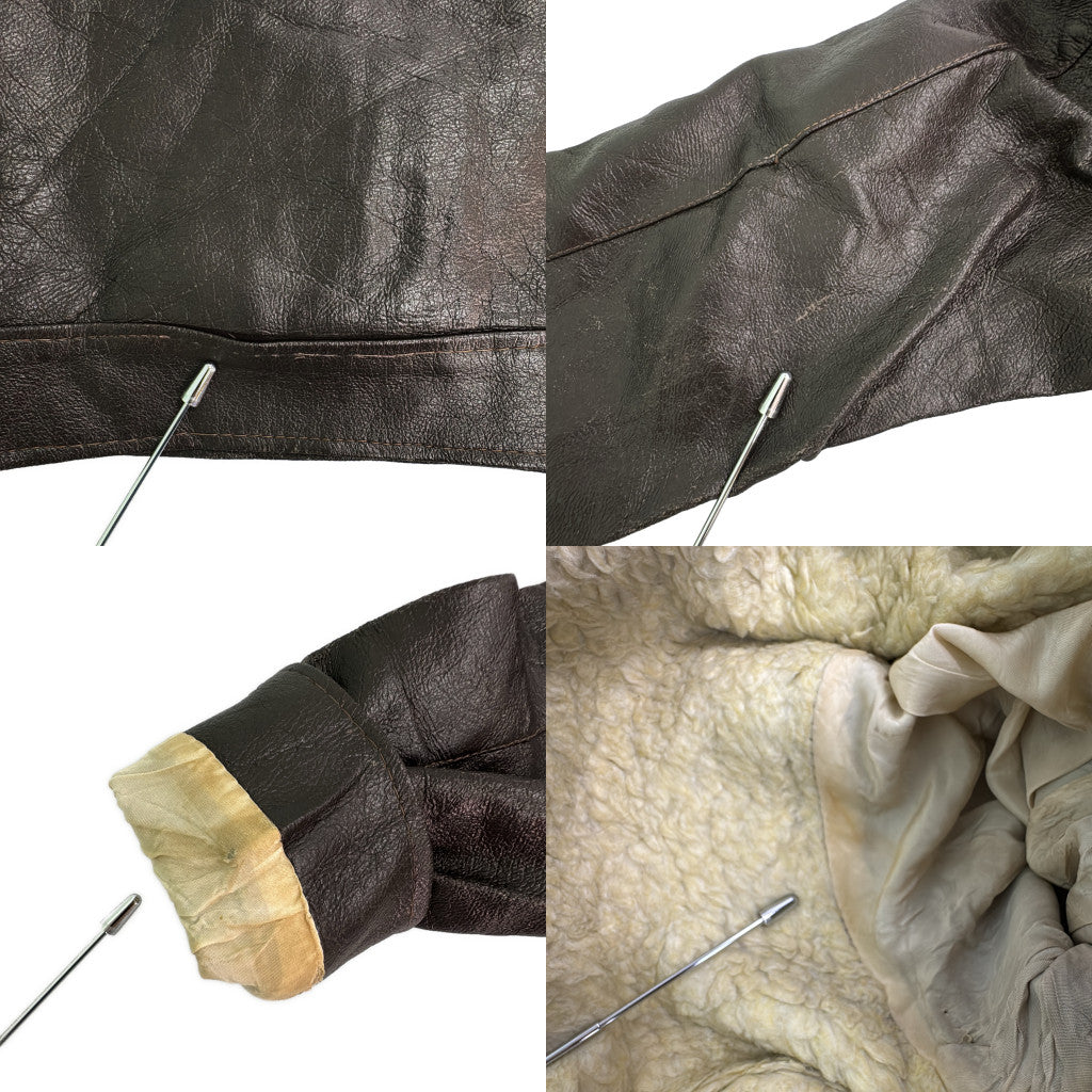 70s FRED MEXICO BIG SPORT Leather Jacket
