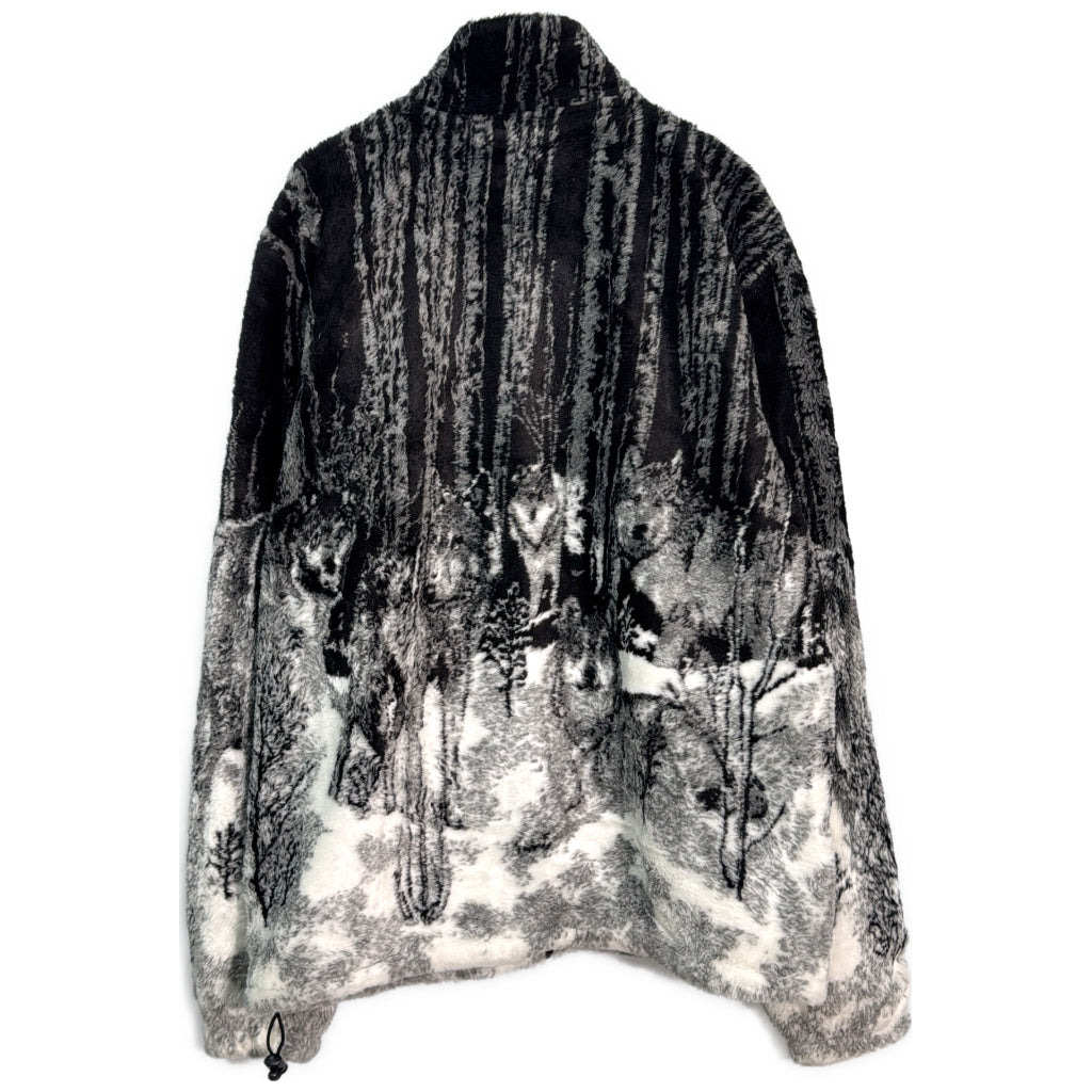 GLACIER GEAR OUTDOOR Animal print Fleece Jacket wolf