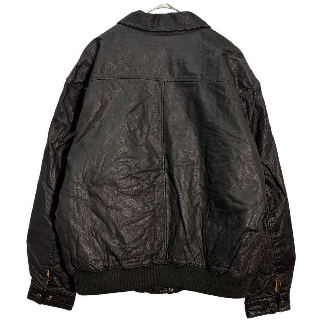 90s American Basics Leather Jacket