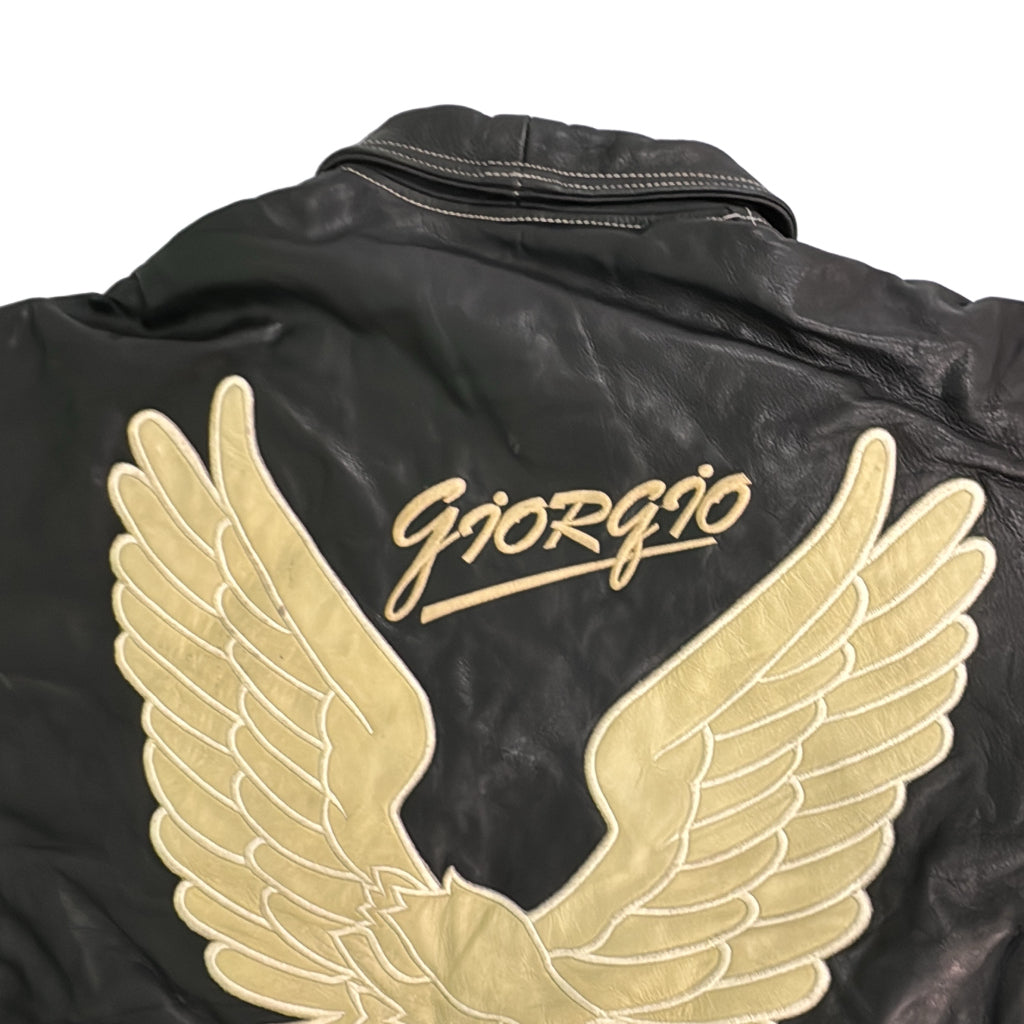90s GIORGIO Leather Jacket