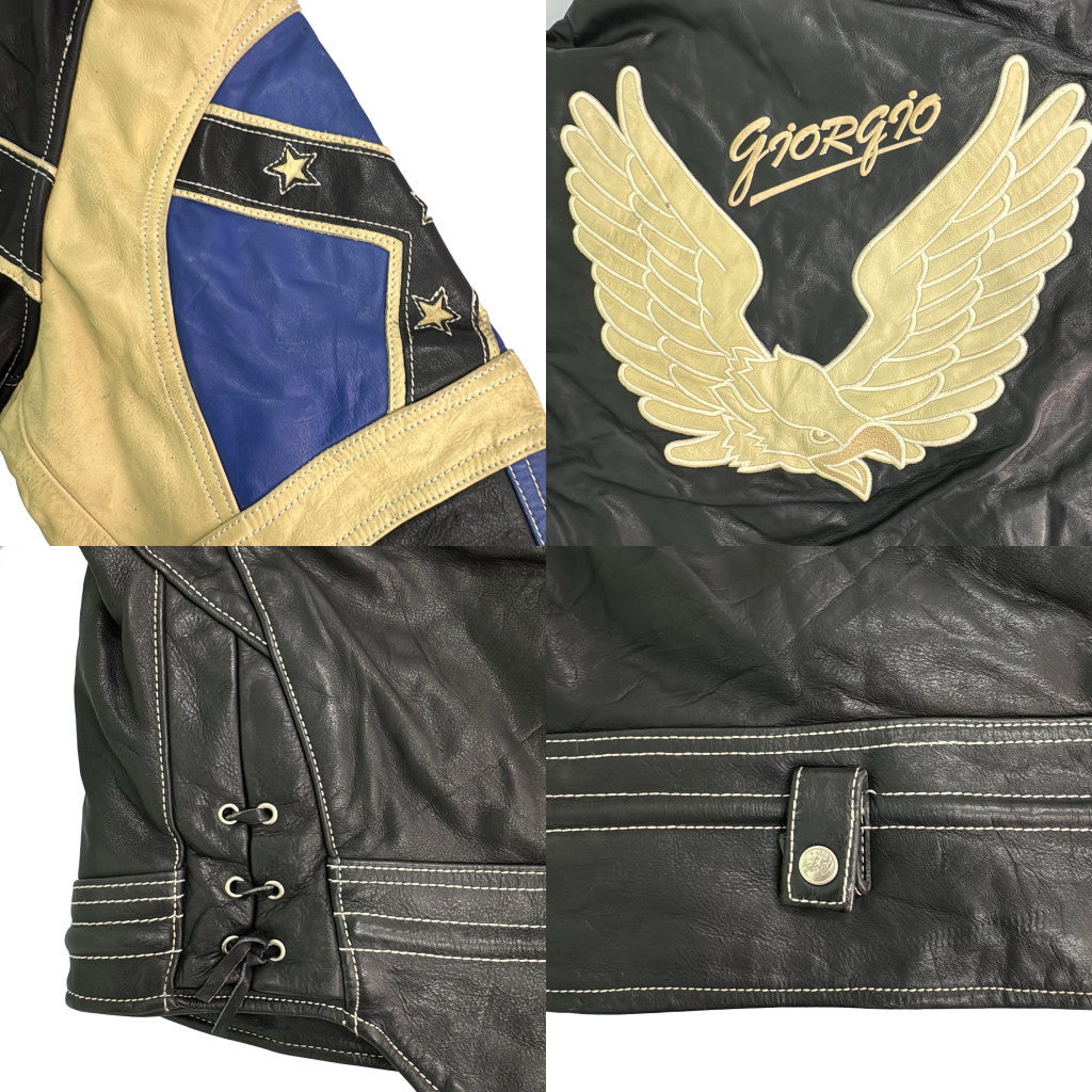 90s GIORGIO Leather Jacket