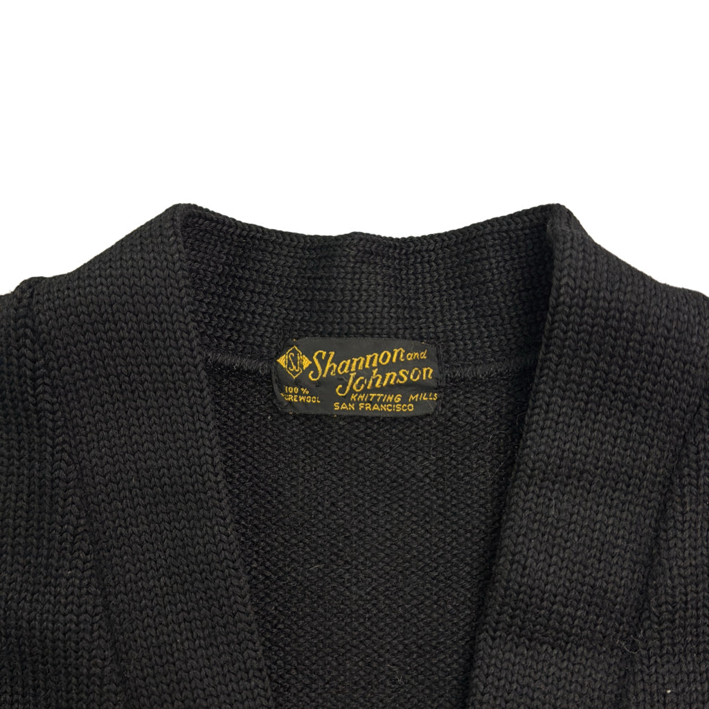 50s Shannon and Johnson Lettered Cardigan