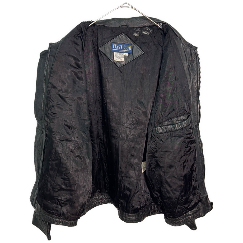 90s Bay Club Leather Jacket