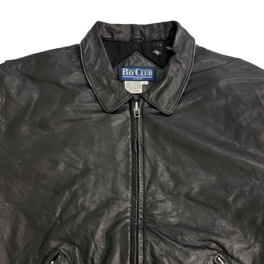 90s Bay Club Leather Jacket