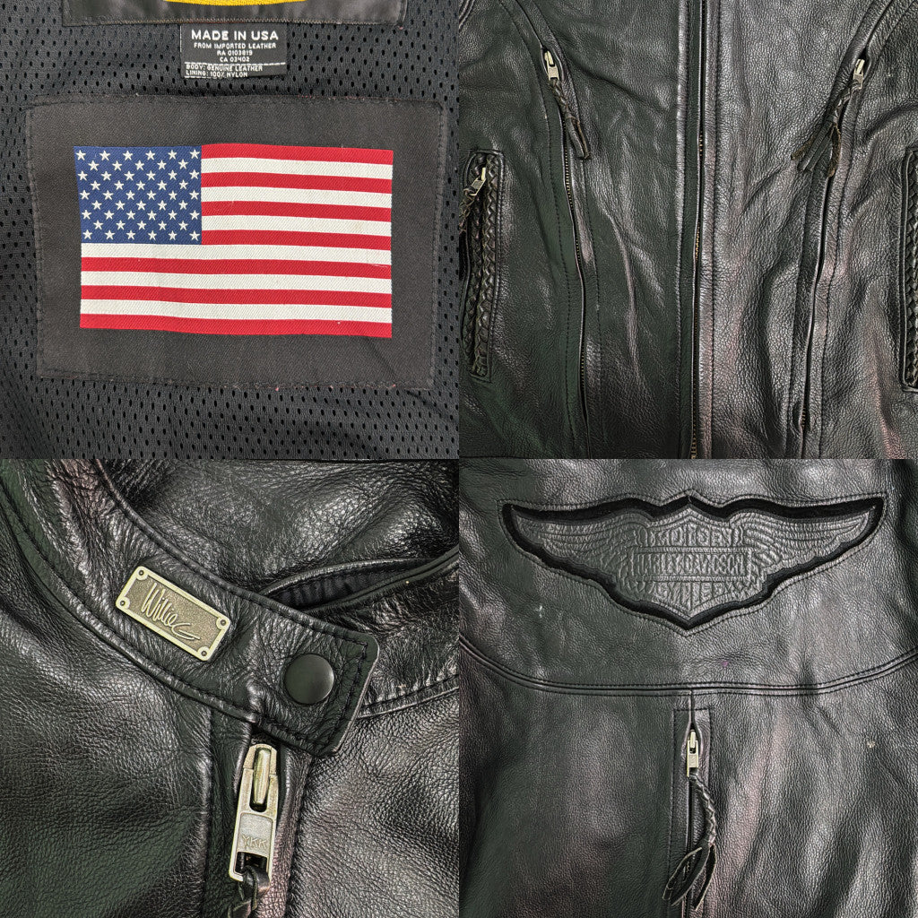 HARLEY DAVIDSON Single Riders Leather Jacket
