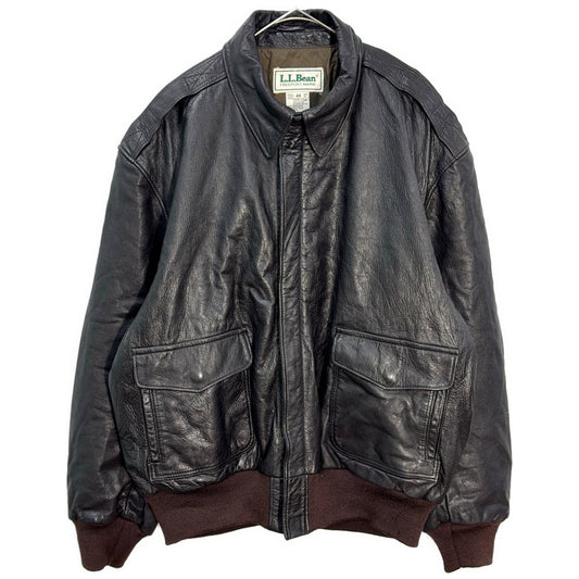 90s L.L.Bean A-2 Flight Jacket Leather Jacket