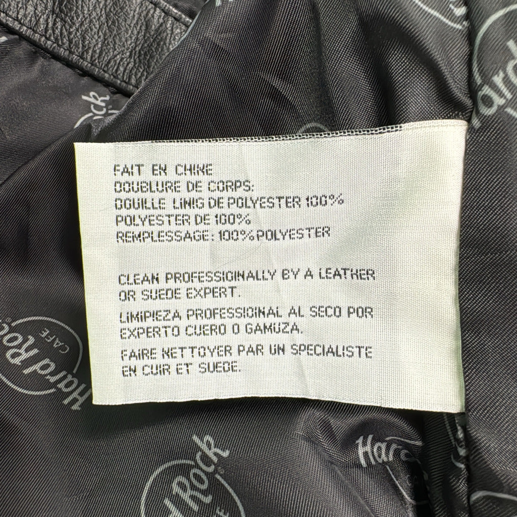 Hard Rock Cafe Leather Jacket
