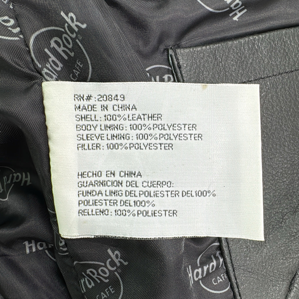 Hard Rock Cafe Leather Jacket