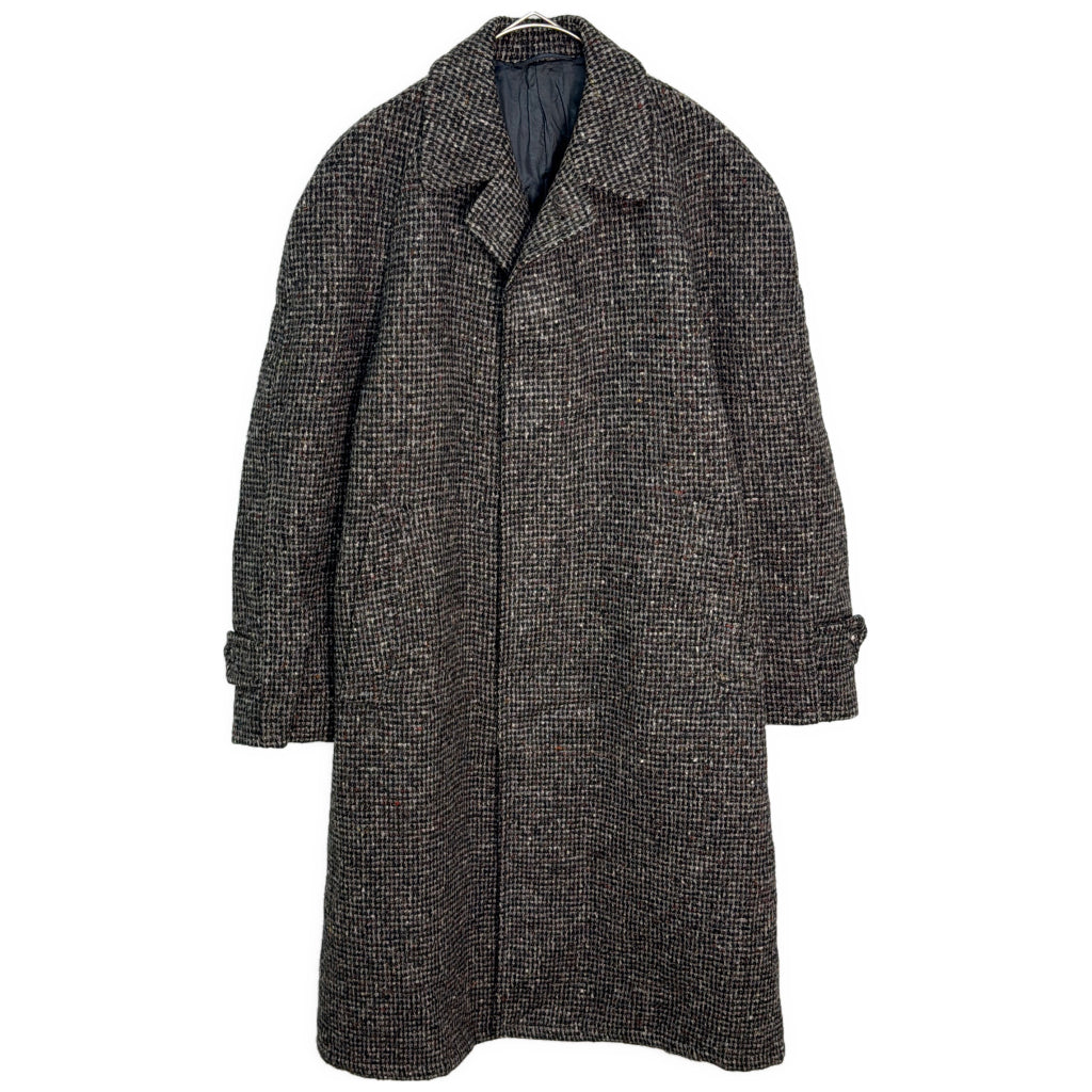 60s Alligator Balmacaan Soutien Collar Coat