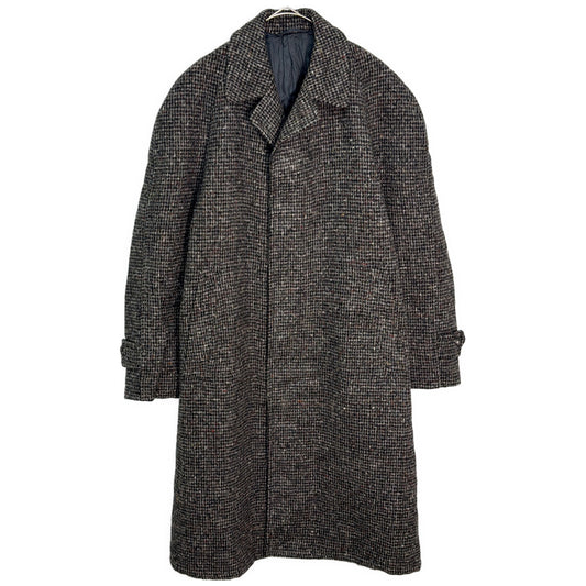 60s Alligator Balmacaan Soutien Collar Coat