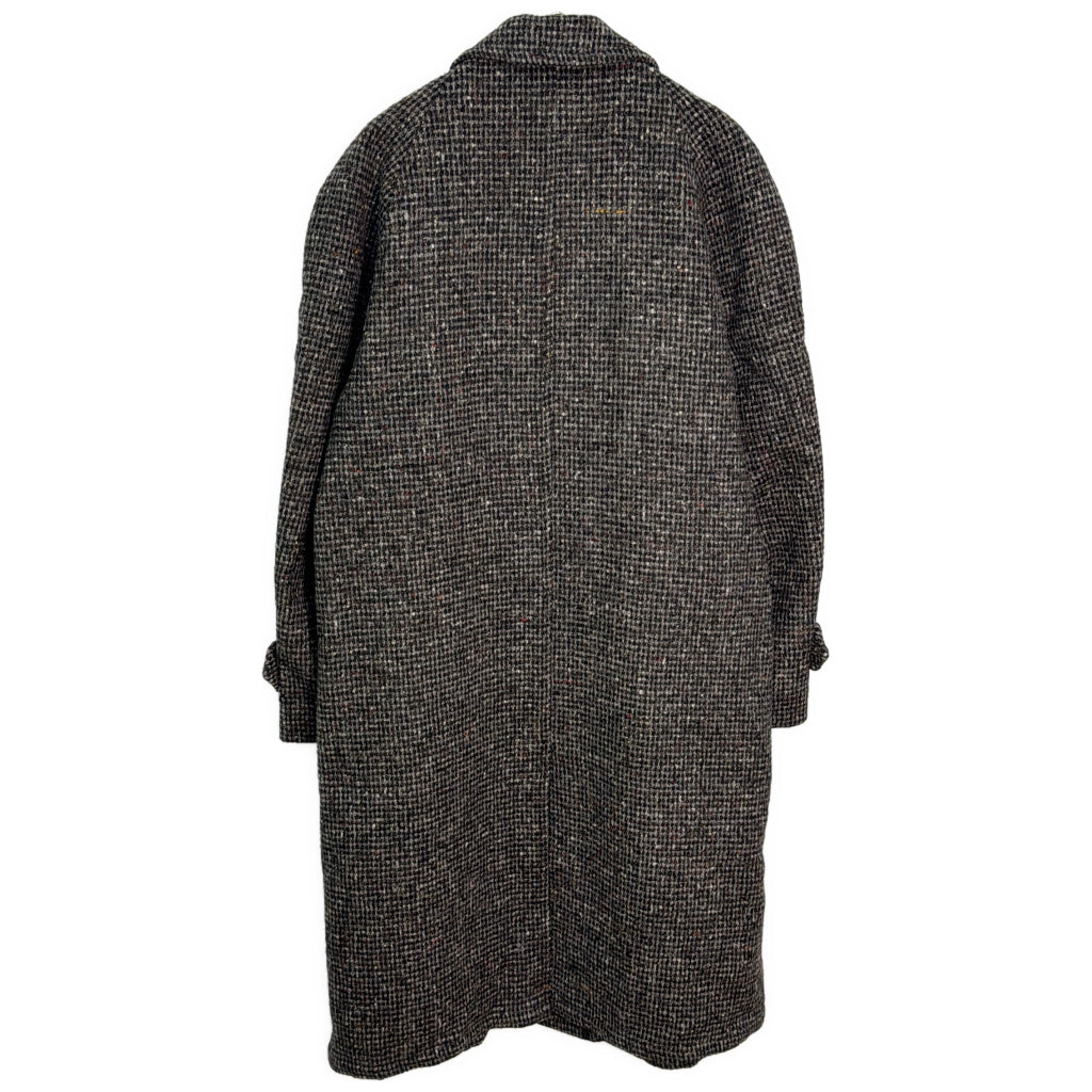 60s Alligator Balmacaan Soutien Collar Coat