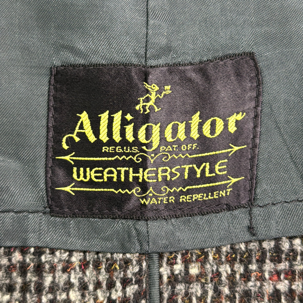 60s Alligator Balmacaan Soutien Collar Coat